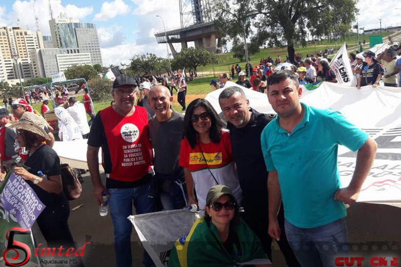 Diretas Já! Diz o Presidente Florêncio Escobar hoje em Brasília.