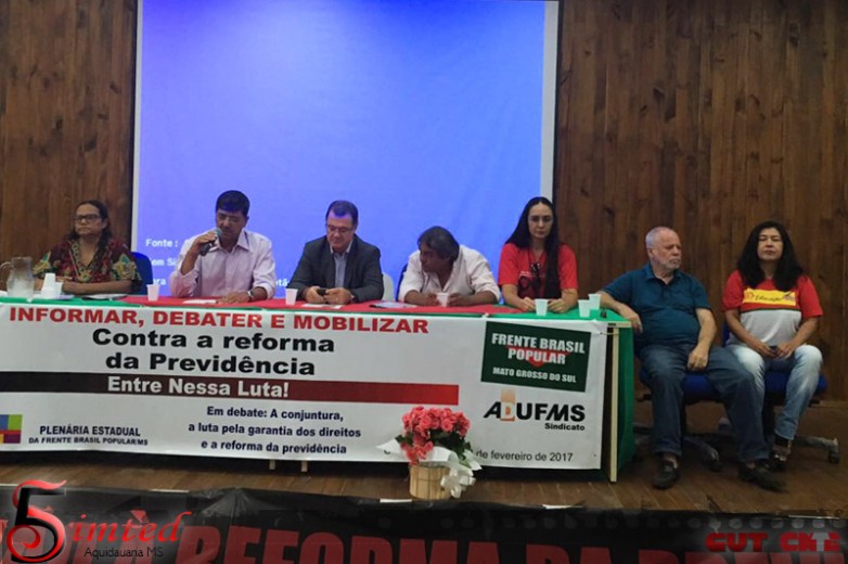 SIMTED Aquidauana | Participa do lançamento da agenda de lutas da FBP
