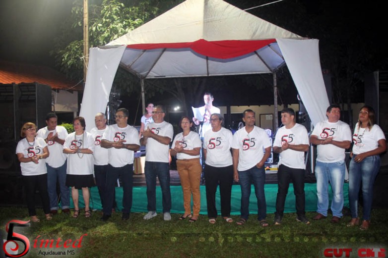 55º Aniversário Simted de Aquidauana - Homenagens